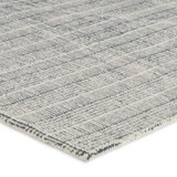 Stanton Shazia Stripe Slate Wool Rug - corner view