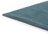Momeni Asher ASH-01 Blue Wool Area Rug - corner view
