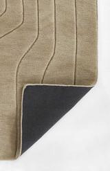 Momeni Canyon CYN-1 Neutral Wool Rug - Detailed Corner View