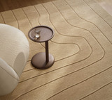 Momeni Canyon CYN-1 Neutral Wool Rug - Living room setting