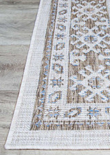 Charm Woodburn 2552/2082 Ivory/Sand Indoor-Outdoor Rug - side view