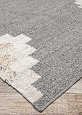 Couristan Joshua Saddleback 5823/1201 Snow Grey Rug
