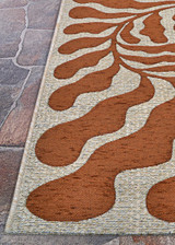 Couristan Castille Fiora Terra-Cotta 2918/2703 Rug