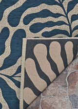 Couristan Castille Fiore 2918/4111 Blue Rug