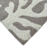 Trans Ocean Capri 1620/47 Coral Border Silver Rug