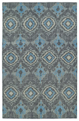 Kaleen Relic RLC06-38 Blue Moroccan Style Area Rug