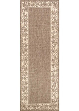 Recife 1222/0722 Island Retreat Beige Natural Palm Tree Runner Rug