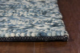 Kas Cortico 6156 Blue Heather Flatweave Area Rug