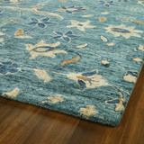 Kaleen Chancellor CHA08-17 Blue Rug Corner