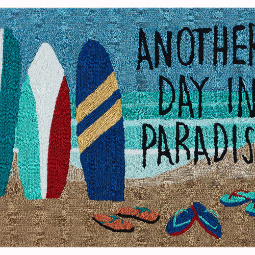 Liora Manne Frontporch 4523/04 Beach Paradise Ocean Rug