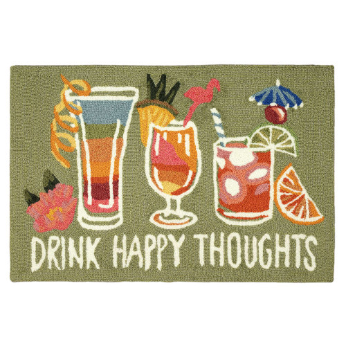 Liora Manne Frontporch 4573/06 Happy Drinks Rug