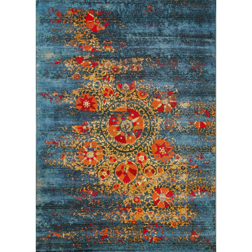 Trans Ocean Liora Manne Marina 8046/03 Suzanie Blue Area Rug