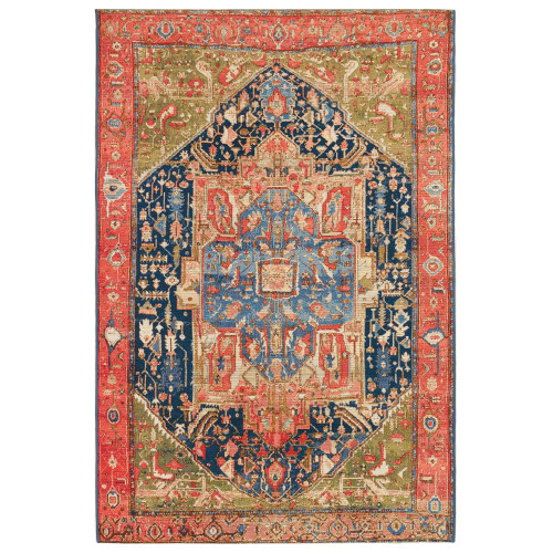 Trans Ocean Liora Manne Marina 8086/24 Heriz Red/Multi Area Rug
