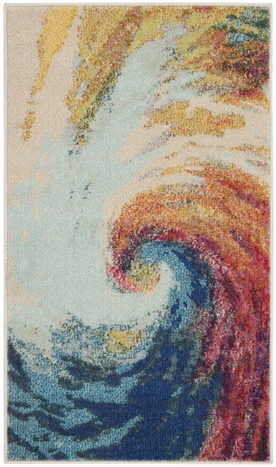 Nourison Celestial CES07 Wave Area Rug