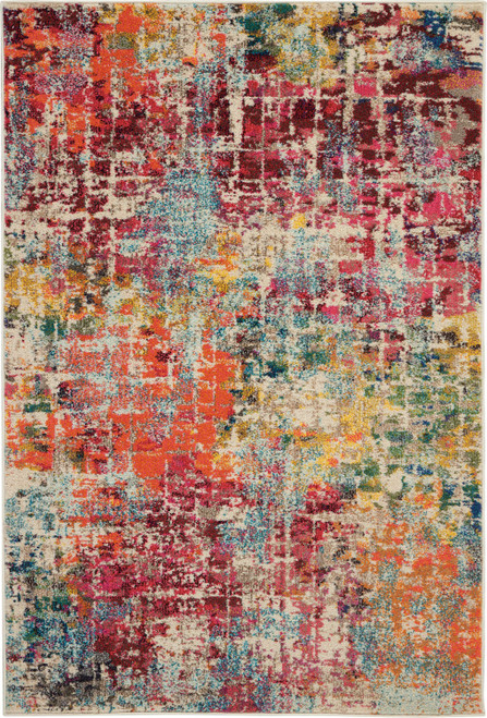 Nourison Celestial CES13 Pink/Multicolor Area Rug