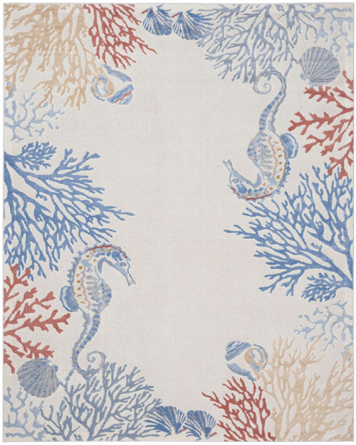 Nourison Seaside SDS03 Grey Area Rug