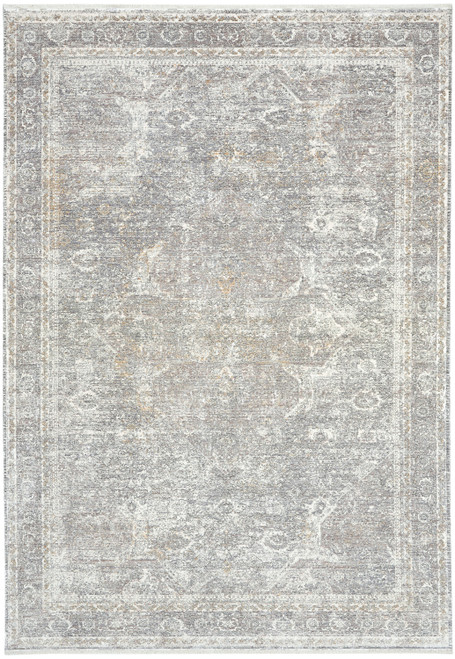 Nourison Starry Nights STN03 Silver/Cream Area Rug