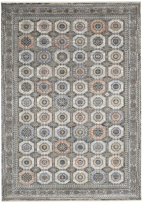Nourison Starry Nights STN09 Grey/Navy Area Rug