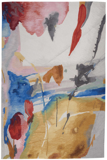 Nourison Symmetry SMM11 Multicolor Area Rug