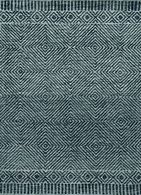 Kas Hudson 2463 Grey/Black Area Rug