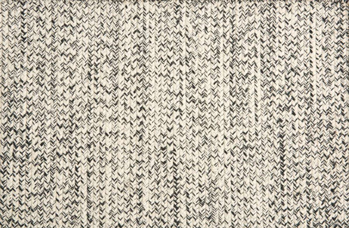 Crescent Soliman Bay Black & White Rug