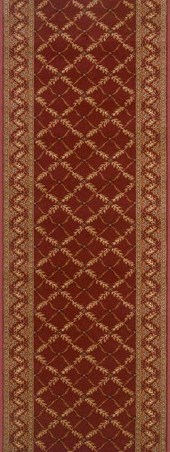 Stanton Anastasia Claret Red Stair Runner