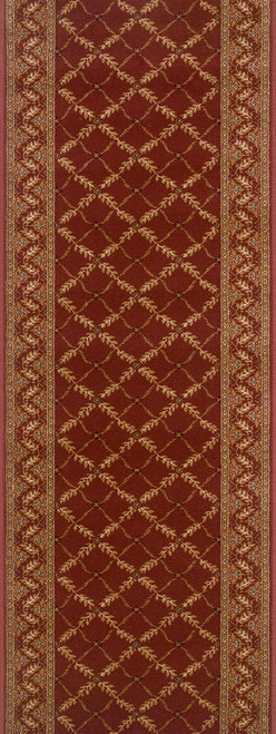 Stanton Anastasia Claret Red Stair Runner