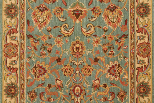 Grand Parterre Kashan Elite PT01 Blue Stair Runner