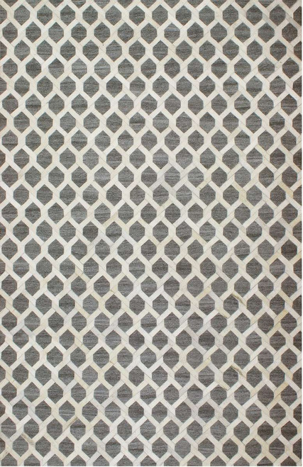 Agio RG3AL062 Charcoal Cowhide Area Rug