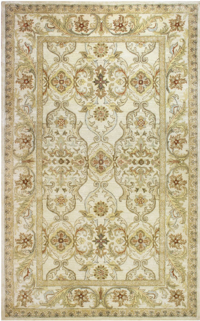 Wayside Lenza RG7LE612 Ivory-Gold Wool Rug