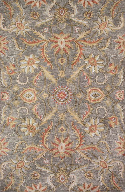 Wayside Metallor RG3MA885 Grey Wool Area Rug