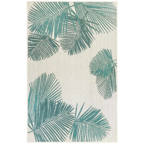 Liora Manne Carmel 8439/04 Palm Aqua Area Rug