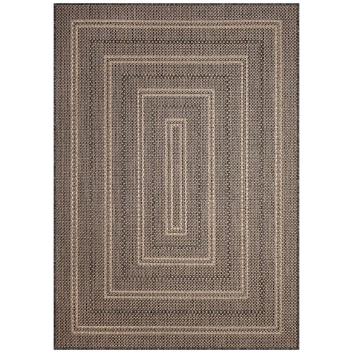 Liora Manne Monaco 6280-48 Multi Border Black Rug