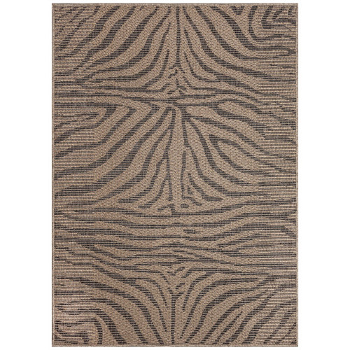 Liora Manne Monaco 6281/12 Zebra Taupe Rug