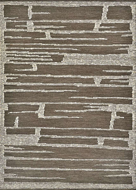 Couristan Simone 6114/2031 Karina Chocolate Brown Area Rug