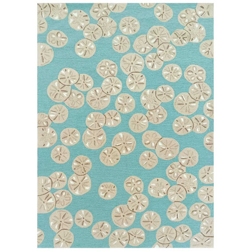 Liora Manne Capri 1756/06 Sea Biscuit Seafoam Rug