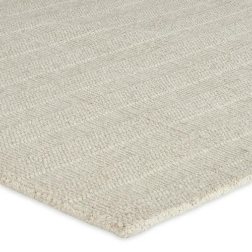 Stanton Shazia Stripe Bone Wool Rug - corner view
