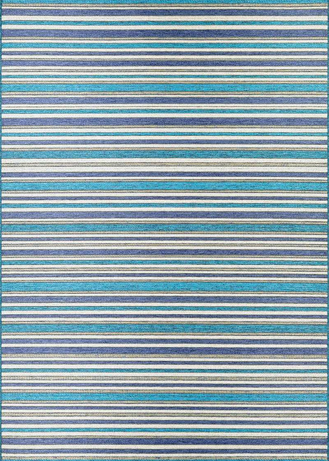 Cape Brockton 1403/0002 Colbalt-Teal Indoor-Outdoor Rug