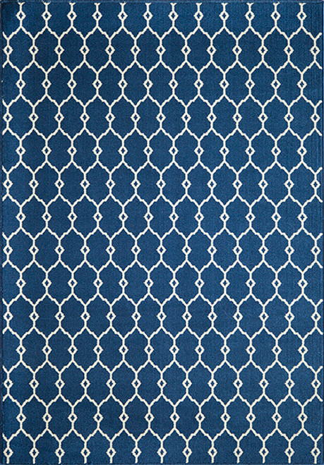 Momeni Baja BAJ-02 Navy Indoor Outdoor Area Rug