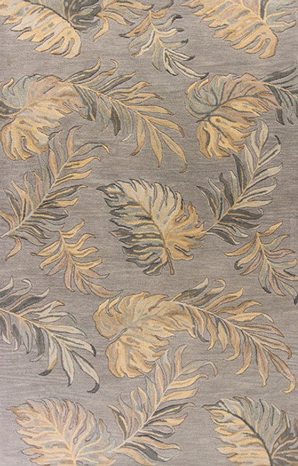 Kas Havana 2639 Grey Palms Tropical Rug