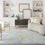 Nourison Prismatic PRS26 Seafoam Modern Rug Nourison Prismatic PRS26 Seafoam Modern Rug