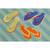 Liora Manne Frontporch 1405/03 Flip Flops Blue Area Rug