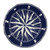 Trans Ocean Frontporch 1447/33 Compass Navy Round Rug
