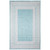 Trans Ocean Liora Manne Malibu 8228/04 Etched Border Aqua Area Rug