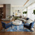 Prismatic PRS10 Blue Modern Rug