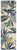 Kas Sparta 3185 Ivory/Blue Sanctuary Runner Rug