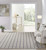 Crescent Ticking Stripe Lake Side Area Rug