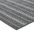 Crescent Ticking Stripe Grey Rug
