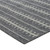 Crescent Ticking Stripe Grey Rug Crescent Ticking Stripe Grey Rug