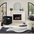 Prismatic PRS41 Ivory Black Rug